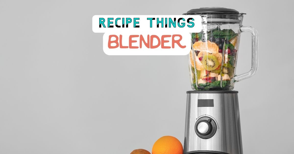 Essential Kitchen Equipment - Blender