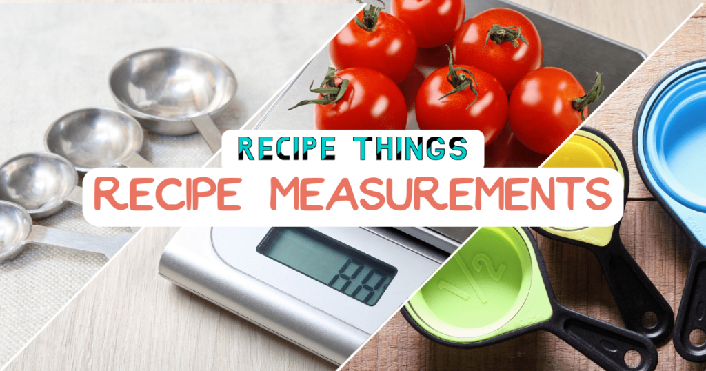 How to Measure Ingredients for Recipes